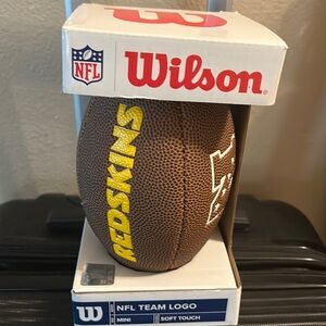 Red Skins football miniature